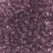 Cuentas de Rocalla Preciosa 9/0, 2,5 mm - Amatista clara x 20 g