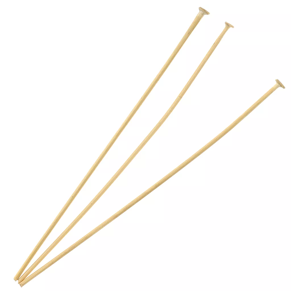 Bastón cabeza bola 50x0.7 mm de Acero inox Dorado 304 x6
