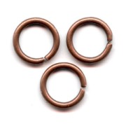 Anillas abiertas  7x1 mm cobre antiguo x50|raw }}