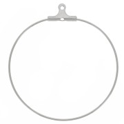 Pendientes de aro decorativos 35 mm - Acero inoxidable 304 x2|raw }}