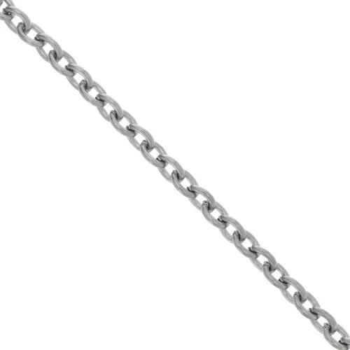Cadena de malla Forçat 4,6 mm - Acero inoxidable 304 x50cm