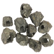 Perlas Nugget 3 - 5 mm gema irregular - Pirita x10|raw }}