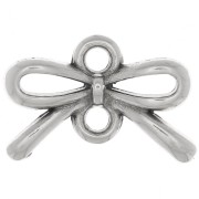 Entrepieza Nudo 2 agujeros 8x12,5 mm - Plateado antiguo x1|raw }}