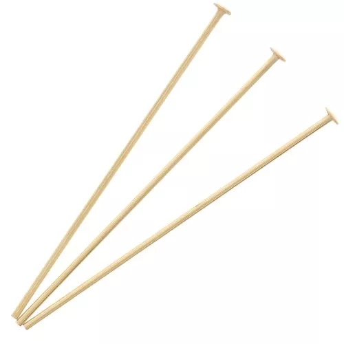 Clave de cabeza plana 31x0,6 mm - Gold FIilled x10