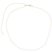 Gargantilla ajustable de malla Forçat 1.1 mm - Gold Filled x57cm|raw }}