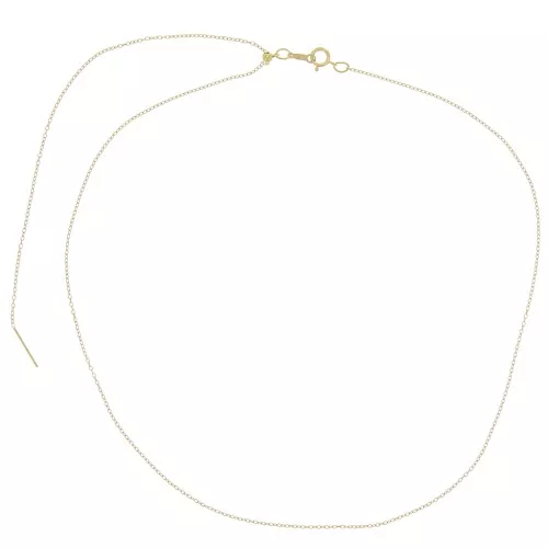 Gargantilla ajustable de malla Forçat 1.1 mm - Gold Filled x57cm
