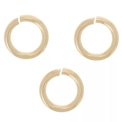 Anillas abiertas 5x0,8 mm Gold Filled x10