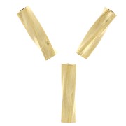 Tubos trenzados 6x1,7 mm - Dorados x10|raw }}