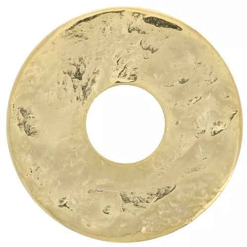 Separador de disco martillado de 15 mm - Chapado en oro x1