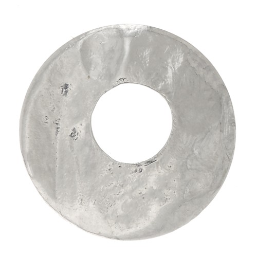 Entrepieza disco calado martillado 10 mm - Rodiado x1