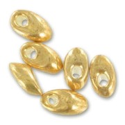 Long Magatama Miyuki 4x7mm LMA-4202 - Duracoat Galvanized Gold x 10g|raw }}