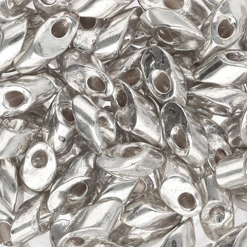 Long Magatama Miyuki 4x7 mm LMA-4201 - Duracoat Galv. Silver x 10g