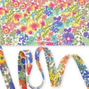 Cinta cortada al bies Liberty Margaret Annie Azul x 1m|raw }}