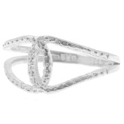 Anillo martillado - Talla 49 - Plata 925 x1