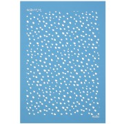 Silk Screen Moiko para arcilla polimérica 74x105 mm - Puzzle Neige 17.15 x1|raw }}