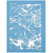 Silk Screen Moiko para arcilla polimérica 74x105 mm - Puzzle Marbré 18.13 x1