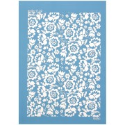 Silk Screen Moiko para arcilla polimérica 74x105 mm - Hellébores 17.22 x1