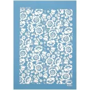 Silk Screen Moiko para arcilla polimérica 74x105 mm - Hellébores 17.22 x1