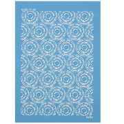 Silk Screen Moiko para arcilla polimérica 74x105 mm - Cercles pointillés 17.26 x1|raw }}