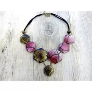 Silk Screen Moiko para arcilla polimérica 74x105 mm - Cercles pointillés 17.26 x1