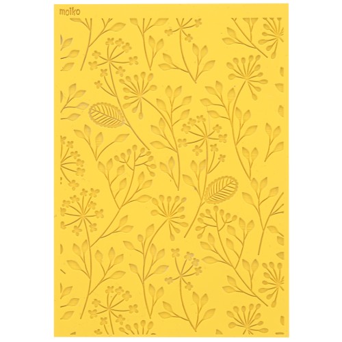 Placa de textura Moiko para arcilla polimérica 97x68 mm - Fleur 9.16 x1