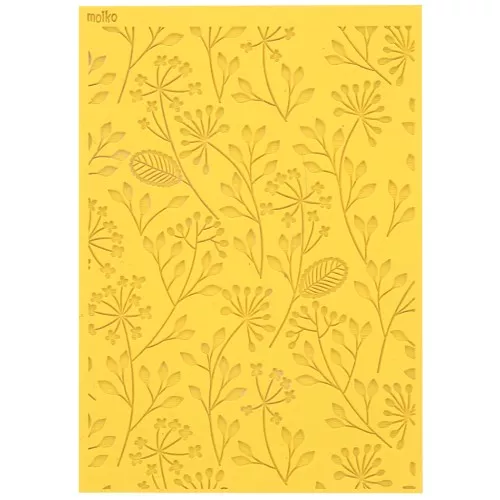 Placa de textura Moiko para arcilla polimérica 97x68 mm - Fleur 9.16 x1