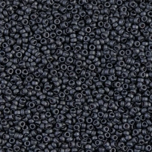 Rocalla Miyuki 15/0 2065 - Mat Metallic Slate x8g
