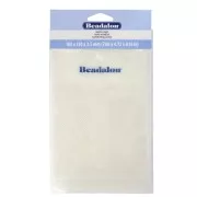 Alfombra adhesiva para abalorios 18x12 cm - Transparente x1