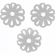 Casquillas filigranadas de 7 mm - Chapado en plata fina x20|raw }}