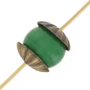 Casquillas a rayas 8 mm - Bronze x20