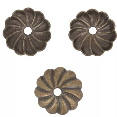 Casquillas a rayas 7 mm - Bronze x20