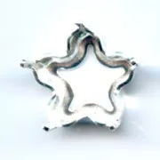 Engaste PureCrystal 4744 Flor 10 mm plateado x1