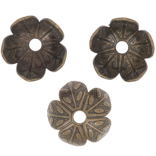 Casquillas de flores 8.5 mm - Bronze x20