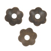 Casquillas de flores 4 mm - Bronze x20