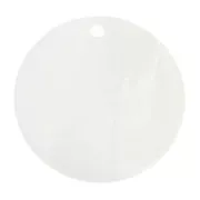 Cequí redondo de Nácar 30 mm Natural x1