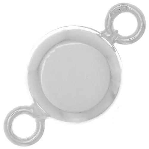 Cierre rond magnético 9 mm Plata 925 x1
