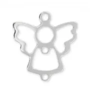Separador ángel 3 anillas 15x14 mm Plata 925 x1