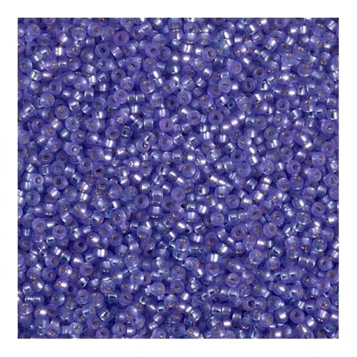 Rocalla Miyuki 15/0 1654 - Dyed SF Purple Silverline