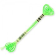 Hilo de bordar DMC Mouliné Efecto Luz Verde Fluorescente (E990) x 8 m