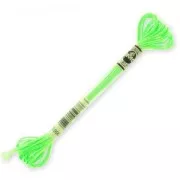 Hilo para bordar DMC Mouliné Efecto Luz Verde Flúor (990) x8m