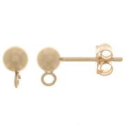 Ganchos pendientes bola con anilla abierta 4 mm - Gold filled x20|raw }}