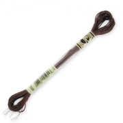 Hilo para bordar DMC Mouliné Efecto Luz Cobrizo (898) x8m