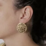 Ganchos pendientes de 4 mm - Gold Filled x2