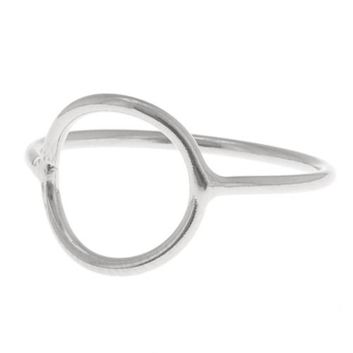 Anillo círculo calado - Talla 54 - de Plata 925 x1