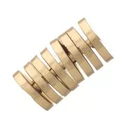 Discos planos perforados lisos de Discos Heishi - Discos planos 4x0,7 m Dorado