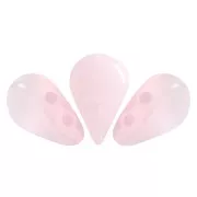 Cuentas de vidrio Amos® by Puca® 5x8 mm - Light Pink Opal x10g