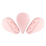 Cuentas de vidrio Amos® by Puca® 5x8 mm - Light Pink Opal Luster x10g