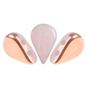Cuentas de vidrio Amos® by Puca® 5x8 mm - Light Pink Opal Capri Gold x10g|raw }}