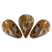 Cuentas de vidrio Amos® by Puca® 5x8 mm - Light Pink Opal New Picasso x10g