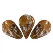 Cuentas de vidrio Amos® by Puca® 5x8 mm - Light Pink Opal New Picasso x10g